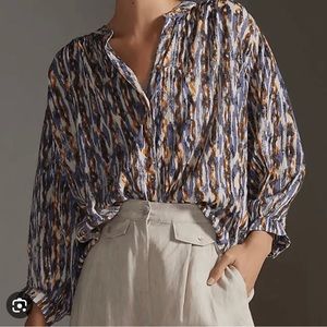 Anthropologie Pilcro Blouse L